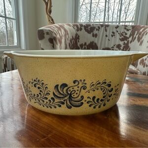 Vintage Pyrex 2.5 Qt Homestead Cinderella Casserole Mixing Bowl 475-B No Lid